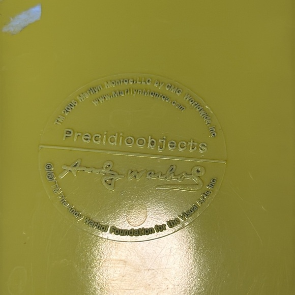 Andy Warhol Marilyn Monroe PrecidioObjects Plastic Plate - Picture 6 of 7